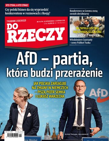 Okładka tygodnika „Do Rzeczy” nr 44/2026 (704)