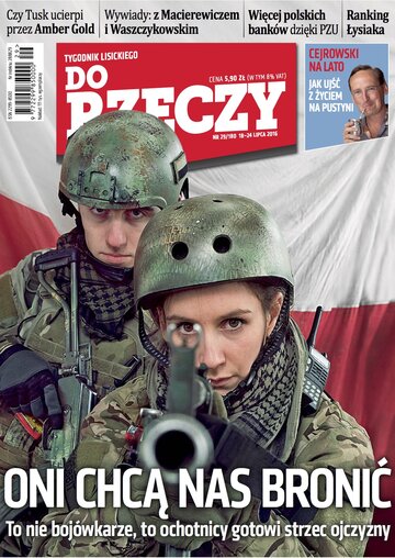 Okładka tygodnika „Do Rzeczy” nr 29/2016 (180)