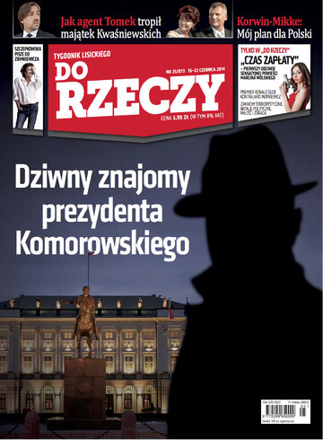 Okładka tygodnika „Do Rzeczy” nr 25/2014 (73)