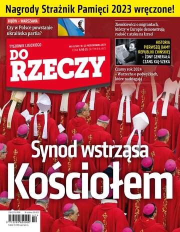 Okładka tygodnika „Do Rzeczy” nr 42/2023 (549)