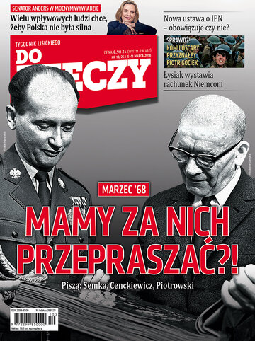 Okładka tygodnika „Do Rzeczy” nr 10/2018 (263)