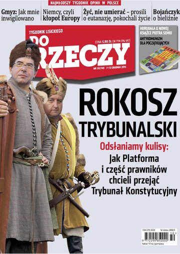 Okładka tygodnika „Do Rzeczy” nr 50/2015 (149)