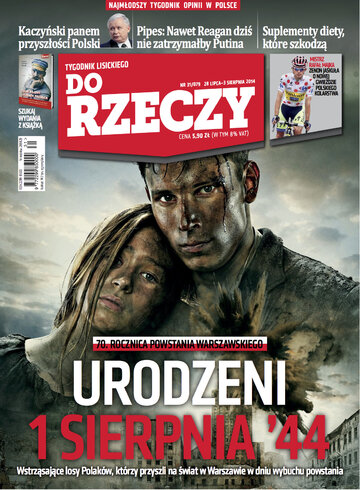 Okładka tygodnika „Do Rzeczy” nr 31/2014 (79)