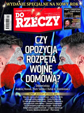 Okładka tygodnika „Do Rzeczy” nr 1/2017 (203)