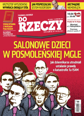 Okładka tygodnika „Do Rzeczy” nr 15/2014 (63)