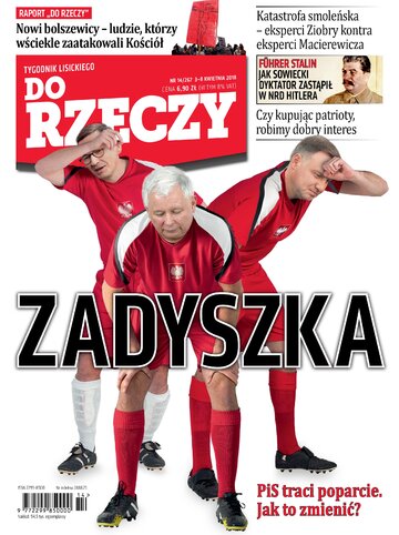 Okładka tygodnika „Do Rzeczy” nr 14/2018 (267)